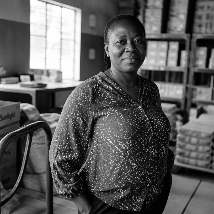 Akosua Mensah, Operations Manager, pharmaceutical wholesaler