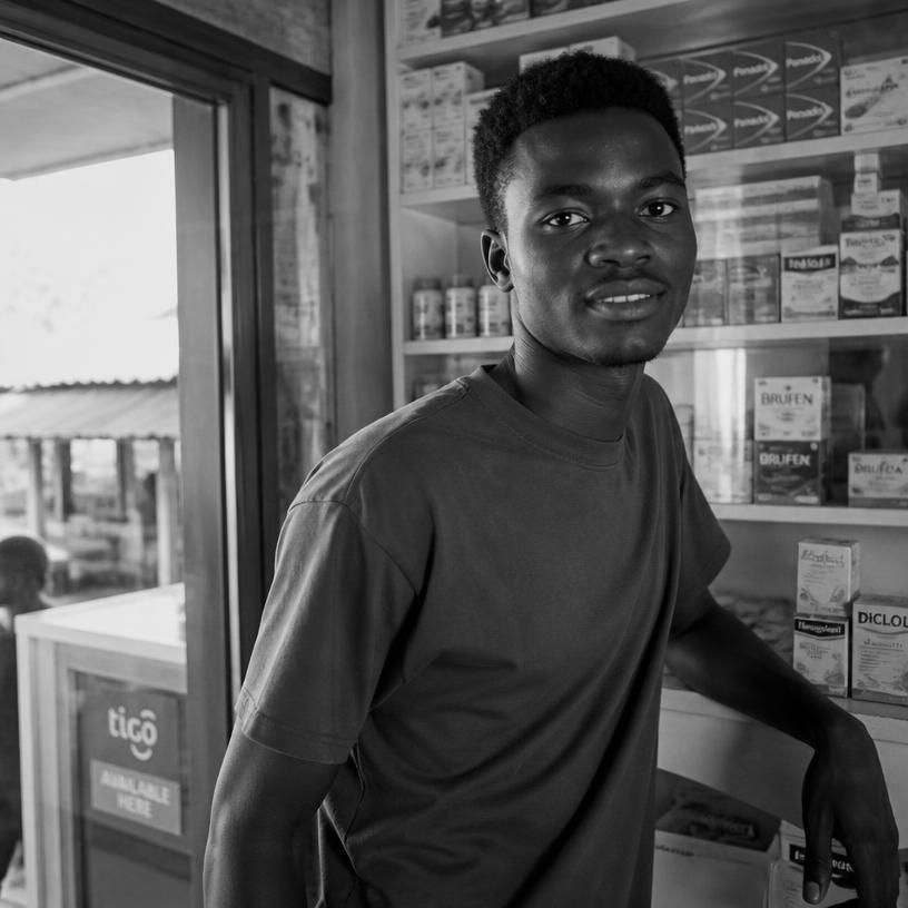 Kwabena Osei, Pharmacy owner